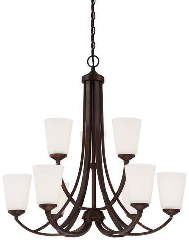 Mid. Chandeliers Glass Up by Minka-Lavery ( 7 | 4969-284 Overland Park ) 