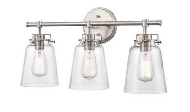 Bathroom Fixtures Three Lights by Millennium ( 59 | 4413-BN Amberose ) 