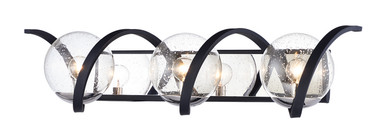 Bathroom Fixtures Three Lights by Maxim ( 16 | 35106CDBKPN Curlicue ) 