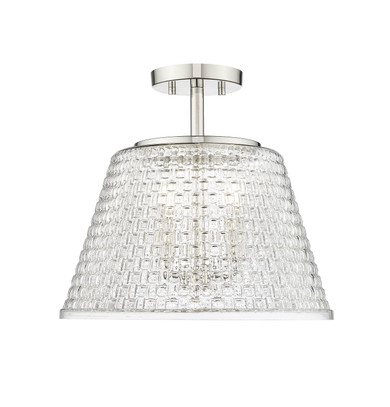 Semi-Flush Mts. Glass Down by Millennium ( 59 | 22100-PN Saben ) 