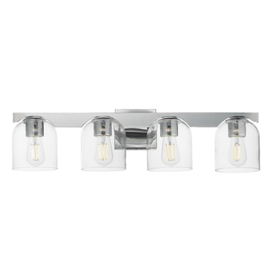 Bathroom Fixtures Four Lights by Maxim ( 16 | 21234CLPC Scoop ) 