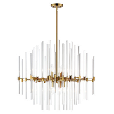 Mid. Chandeliers Glass Down by Maxim ( 16 | 38406CLHR Divine ) 