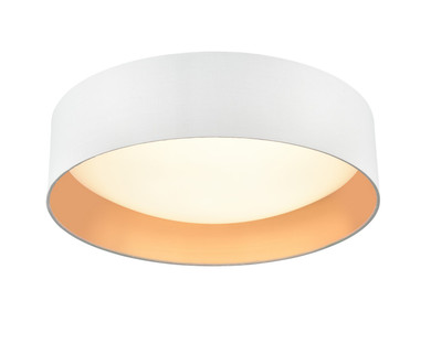 Flush Mounts Drum Shade by Millennium ( 59 | 4531-WH Rosata ) 