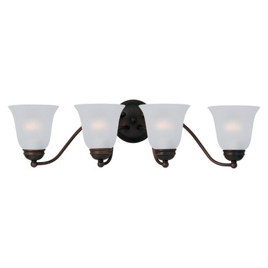 Bathroom Fixtures Four Lights by Maxim ( 16 | 2123FTOI Basix ) 