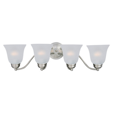 Bathroom Fixtures Four Lights by Maxim ( 16 | 2123FTSN Basix ) 