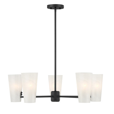 Mid. Chandeliers Glass Up by Meridian ( 446 | M100130MBK ) 
