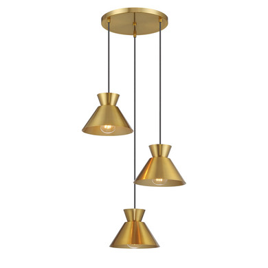 Mini Chandeliers Metal Shade by Meridian ( 446 | M100139NB ) 