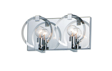 Bathroom Fixtures Two Lights by Maxim ( 16 | 21292CLPC Looking Glass ) 