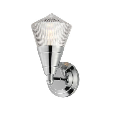 Sconces Single Glass by Maxim ( 16 | 10391PRPC Hargreaves ) 