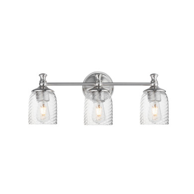 Bathroom Fixtures Three Lights by Maxim ( 16 | 21353CRSN Swirl ) 