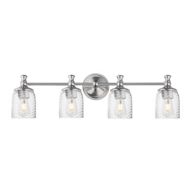 Bathroom Fixtures Four Lights by Maxim ( 16 | 21354CRSN Swirl ) 