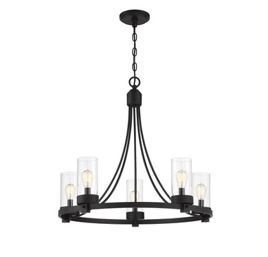 Mid. Chandeliers Glass Up by Meridian ( 446 | M10018MBK Mchan ) 