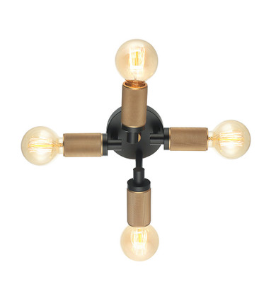 Flush Mounts Exposed Lamps by Maxilite ( 501 | MX 398-4-0718 Keira ) 