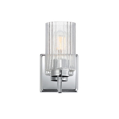 Sconces Single Glass by Maxim ( 16 | 21371CRPN Rigata ) 
