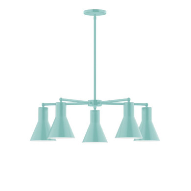 Mid. Chandeliers Glass Down by Montclair Light Works ( 518 | CHC436-48-L10 Flare ) 