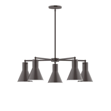 Mid. Chandeliers Glass Down by Montclair Light Works ( 518 | CHC436-51 Flare ) 