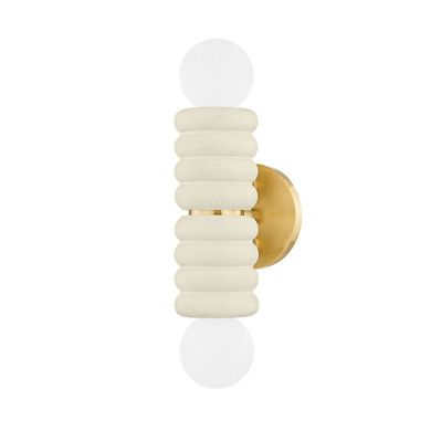 Sconces Double Glass by Mitzi ( 428 | H691102-AGB/CAI Bibi ) 