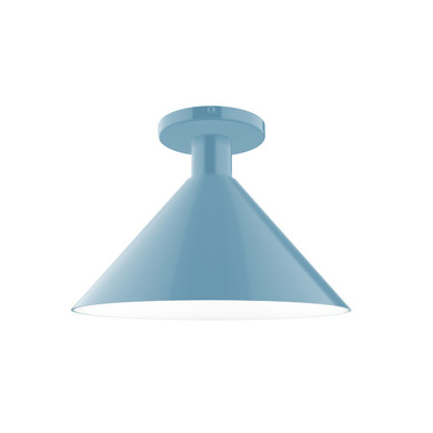 Semi-Flush Mts. Glass Down by Montclair Light Works ( 518 | FMDX466-54 Chase ) 