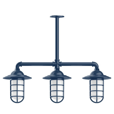 Linear/Island 3 Light Bar by Montclair Light Works ( 518 | MSK052-50-T36-G07 Vaportite ) 