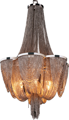 Mini Chandeliers Empire/Basket by Maxim ( 16 | 21464NKPN Chantilly ) 