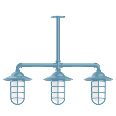 Linear/Island 3 Light Bar by Montclair Light Works ( 518 | MSK052-54-T24-G07 Vaportite ) 