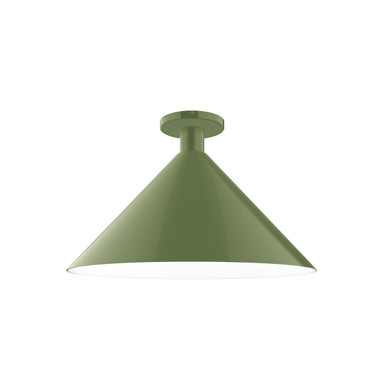 Semi-Flush Mts. Glass Down by Montclair Light Works ( 518 | FMDX467-22 Chase ) 