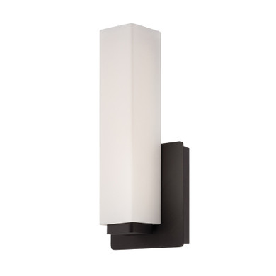 Sconces Single Glass by Modern Forms ( 281 | WS-3111-BZ Vogue ) 