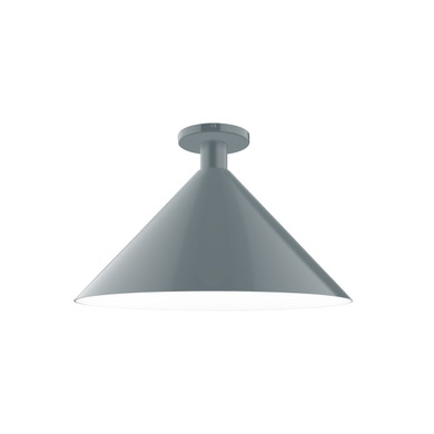 Semi-Flush Mts. Glass Down by Montclair Light Works ( 518 | FMDX467-40 Chase ) 