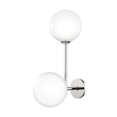 Sconces Double Glass by Mitzi ( 428 | H122102-PN Ashleigh ) 