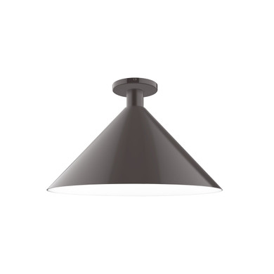 Semi-Flush Mts. Glass Down by Montclair Light Works ( 518 | FMDX467-51 Chase ) 
