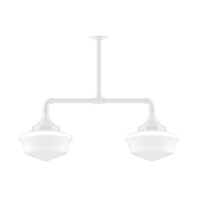 Linear/Island 2 Light Bar by Montclair Light Works ( 518 | MSD021-44-T30 Schoolhouse ) 