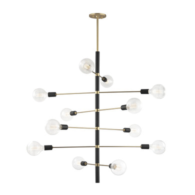 Large Chandeliers Multi-Port/Cascade by Mitzi ( 428 | H178812-AGB/BK Astrid ) 