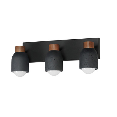 Bathroom Fixtures Three Lights by Maxim ( 16 | 10623LVBK Pompeii ) 