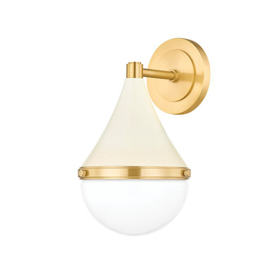 Sconces Single Glass by Mitzi ( 428 | H787101-AGB/SCR Ciara ) 