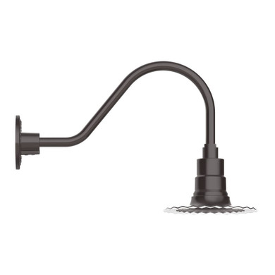Exterior Wall Mount by Montclair Light Works ( 518 | GNA157-51-G06 Radial ) 