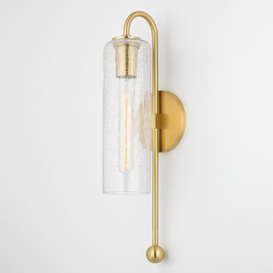 Sconces Single Glass by Mitzi ( 428 | H222101-AGB Skye ) 
