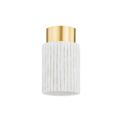 Flush Mounts Glass Down by Mitzi ( 428 | H830501-AGB/CWB Corissa ) 