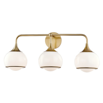Bathroom Fixtures Three Lights by Mitzi ( 428 | H281303-AGB Reese ) 