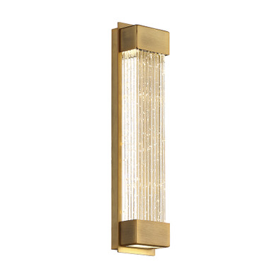 Sconces Single Glass by Modern Forms ( 281 | WS-58814-AB Tower ) 