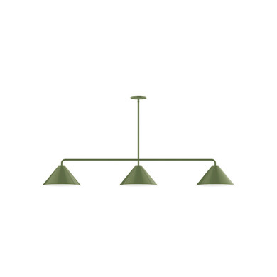 Linear/Island 3 Light Bar by Montclair Light Works ( 518 | MSN422-22 Pinnacle ) 