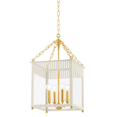Foyer/Hall Lanterns Glass w/Frame by Mitzi ( 428 | H932704S-AGB/SCR Rosalie ) 
