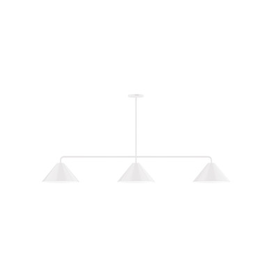 Linear/Island 3 Light Bar by Montclair Light Works ( 518 | MSN422-44 Pinnacle ) 