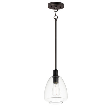 Mini Pendants Glass Down by Maxim ( 16 | 11112CLBK Babylon ) 