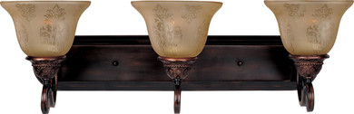 Bathroom Fixtures Three Lights by Maxim ( 16 | 11232SAOI Symphony ) 