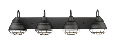 Bathroom Fixtures Four Lights by Millennium ( 59 | 5424-MB Neo-Industrial ) 