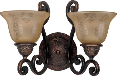 Sconces Double Glass by Maxim ( 16 | 11247SAOI Symphony ) 