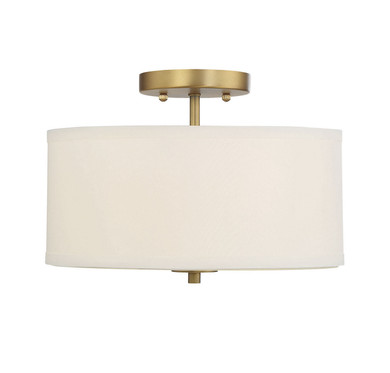 Semi-Flush Mts. Drum Shade by Meridian ( 446 | M60008NB Msemi ) 