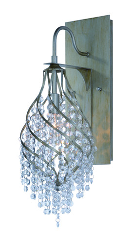 Sconces Single Glass by Maxim ( 16 | 22001BCGS Twirl ) 