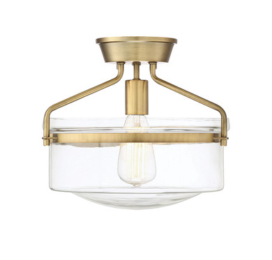 Semi-Flush Mts. Bowl Style by Meridian ( 446 | M60011NB Msemi ) 