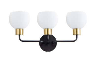 Bathroom Fixtures Three Lights by Maxim ( 16 | 11273SWBZSBR Coraline ) 